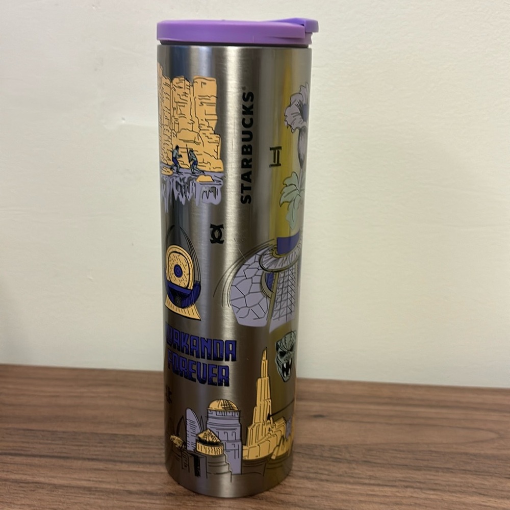 Disney Parks Starbucks Wakanda stainless tumbler - Picture 1 of 5